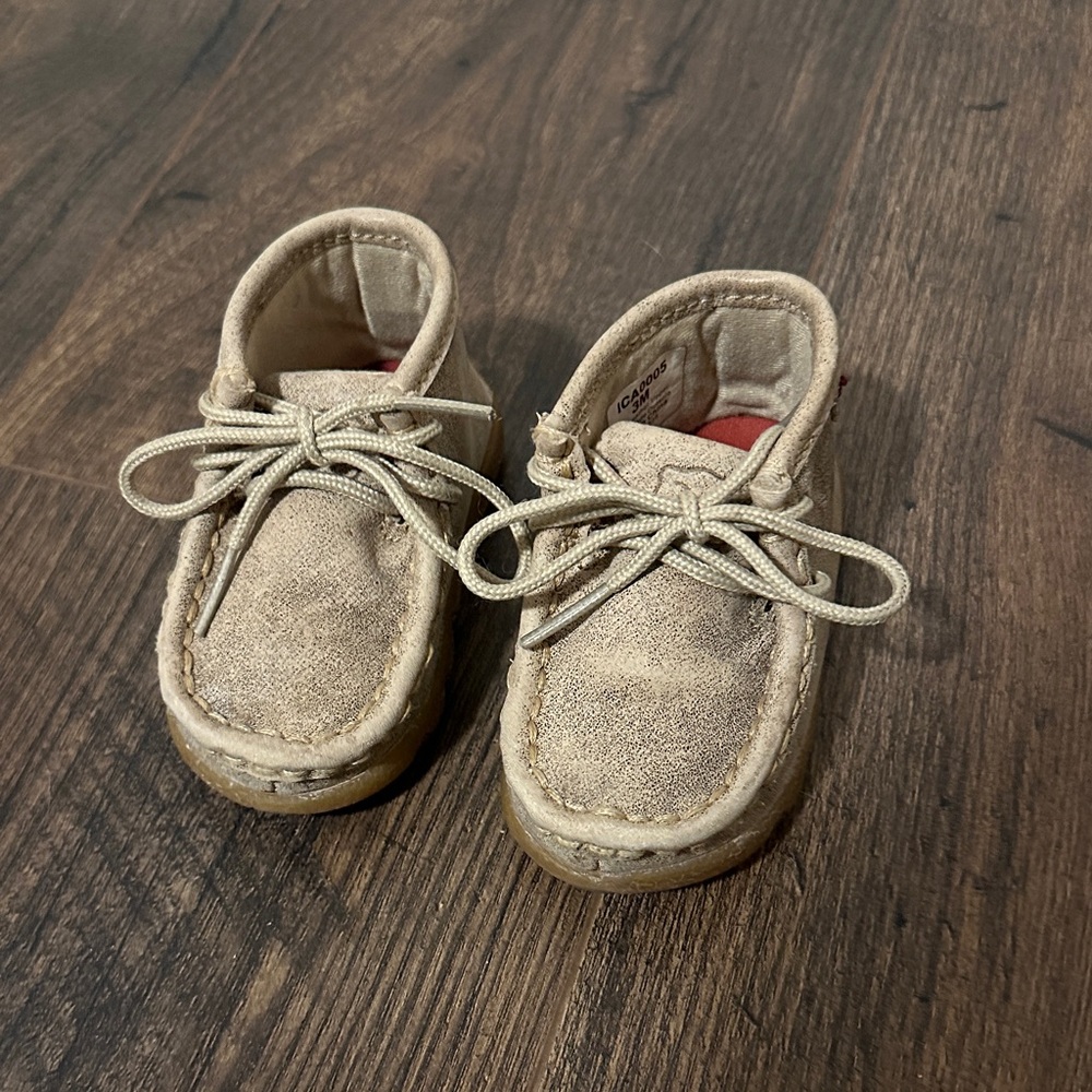 Twisted X Kids Moccasins in Beige